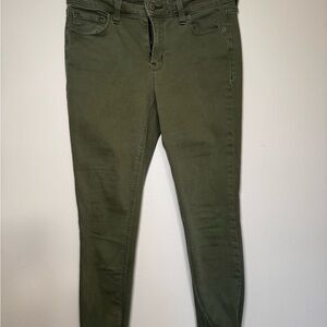 Old Navy Sage Green Super Skinny Jeans